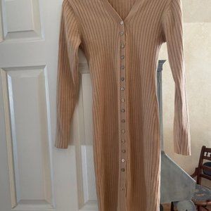 mini sweater dress or cardigan